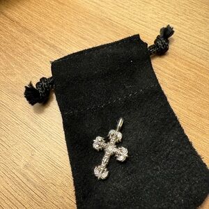 Chrome Hearts Diamond Paved Filigree Pendant